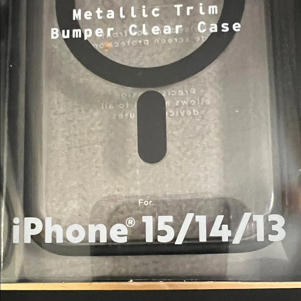 MVMT NEW Magnetic Defender Case for iPhone - 15/14/13 Black and clear. In box
